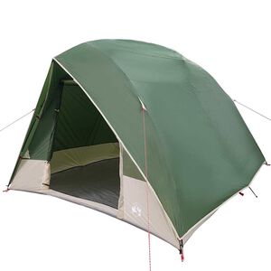 vidaXL Camping Tent with Roof Green 320 x 275 x 190 cm Taffeta