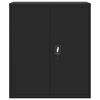 vidaXL File Cabinet Black 90x40x145 cm Steel