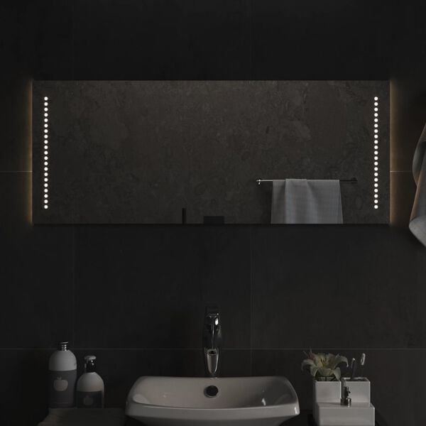 vidaXL LED Bathroom Mirror 40x100 cm