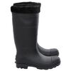 vidaXL Rian Boots with Removable Socks Black Size 42 PVC