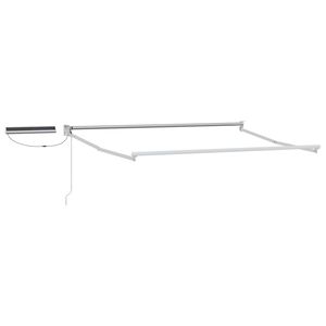 vidaXL Electric Retractable Awning Frame White 2.5 x 2 m Steel