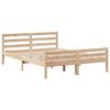 vidaXL Bookcase Bed without Mattress 160x200 cm Solid Wood Pine