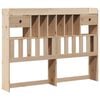 vidaXL Bookcase Bed without Mattress 140x190 cm Solid Wood Pine