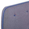 vidaXL Bed Frame without Mattress Light Grey Fabric 150x200 cm King Size