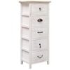 vidaXL Side Cabinet 35x25x87 cm Paulownia Wood