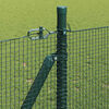vidaXL Fence Post Green 25 x 0.8 m (12 x 12 mm mesh) Steel and PVC