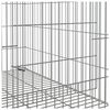 vidaXL Rabbit Cage 78x54x54 cm Galvanised Iron