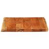 vidaXL Table Top 80x80x2.5 cm Rectangular&nbsp;Solid Wood Acacia Live Edge