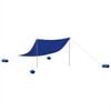 vidaXL Beach Canopy with Sand Anchors Blue 304x300 cm