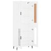 vidaXL Highboard White 69.5x34x180 cm Engineered Wood