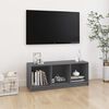 vidaXL TV Cabinet Grey 104x33x41 cm Solid Pinewood