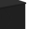 vidaXL Bathroom Cabinet with Drawer with Door Black 76.5 x 35 x 64 cm
