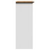 vidaXL Hallway Cabinet BODO White and Brown 80x35x90 cm