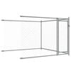 vidaXL Dog Cage with Doors Grey 12x2x1.5 m Galvanised Steel