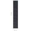 vidaXL Runner Rug BCF Anthracite 80x500 cm