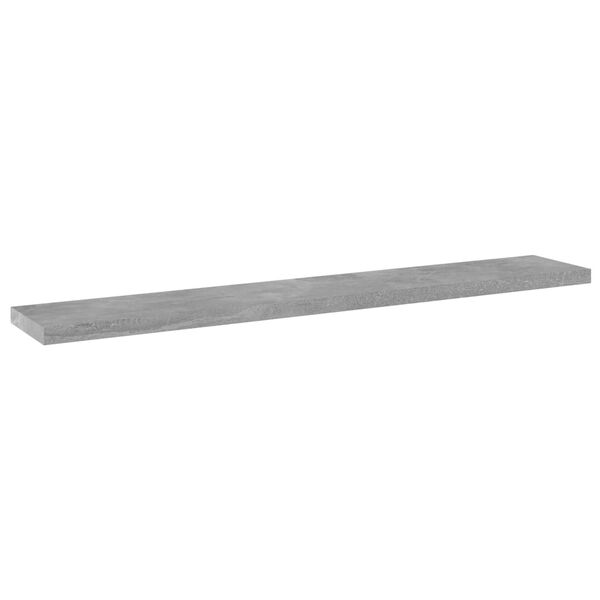 vidaXL Bookshelf Boards 4 pcs Concrete Grey 60x10x1.5 cm Engineered Wood