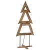 vidaXL Christmas Tree Brown 181 cm Solid teak wood