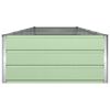 vidaXL Planter Pastel Green 480 x 100 x 45 cm Galvanised Steel