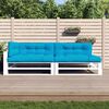 vidaXL Pallet Cushions 5 pcs Blue Fabric