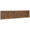 vidaXL Headboard Wall-mounted Natural 180 cm Solid Teak Wood