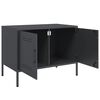 vidaXL TV Cabinets 2 pcs Anthracite 68x39x50.5 cm Steel