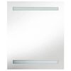vidaXL LED Bathroom Mirror Cabinet Concrete Grey 50x14x60 cm