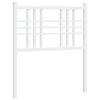 vidaXL Metal Replace Headboard White 75cm