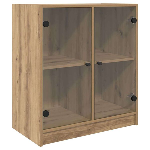 vidaXL Side Cabinet Artisan Oak 68 x 37 x 75.5 cm Engineered Wood