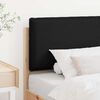 vidaXL Upholstered Headboard Natural and Black 75 cm Solid Pine Wood