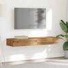 vidaXL TV Cabinets with LED Lights 2 pcs Artisan Oak 60x35x15.5 cm
