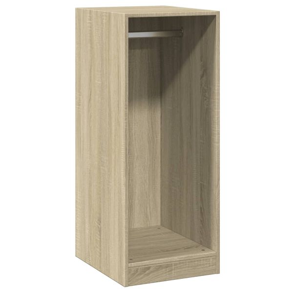 vidaXL Wardrobe Sonoma Oak 48x41x102 cm Engineered Wood