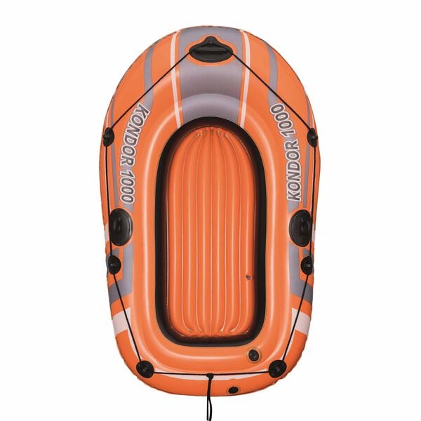 Bestway Rowing Boat with Storage Orange 155 x 93 cm Vinyl
