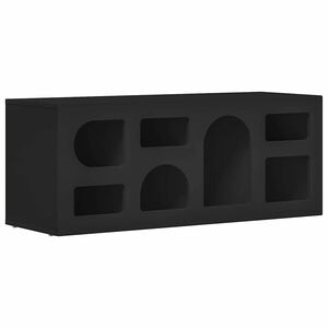 vidaXL TV Cabinet Black 100 x 35 x 40 cm Engineered Wood