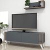 Homemania TV Stand Nicol 120x31x42 cm Anthracite