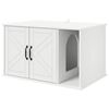 vidaXL Cat House White 85 x 55 x 50 cm Engineered Wood
