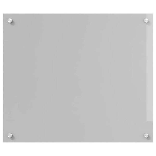 vidaXL Kitchen Backsplash Light grey 70 x 60 cm Tempered Glass