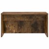vidaXL Wall-Mounted Desk Smoked Oak 60 x 45 x 30 cm Engineered Wood