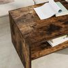 vidaXL Coffee Table Smoked Oak 60 x 50 x 40 cm Engineered Wood