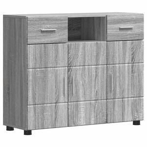 vidaXL Wooden Cabinet Grey Sonoma Engineered Wood