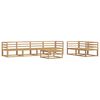 vidaXL Outdoor Sofa Set 7 pcs White