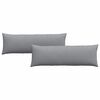 vidaXL Sofa Pillows 2 pcs Light Grey 120 x 40 cm Fabric