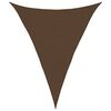 vidaXL Sunshade Sail 160 g/m&sup2; Brown 3x4x4 m HDPE