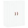 vidaXL Wall Mounted Cabinets 2 pcs White Engineered Wood