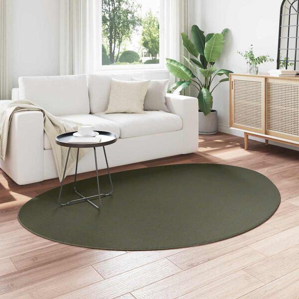 vidaXL Carpet Folding HUARTE Forest green 140 x 200 cm Polyester