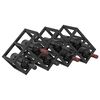 vidaXL Wine Rack Black Oak 63 x 16.5 x 25 cm Powder-Coated Steel