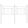 vidaXL Metal Replace Headboard White 160 cm