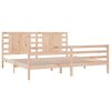 vidaXL Bed Frame without Mattress 200x200 cm Solid Wood Pine