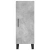 vidaXL Highboard Concrete Grey 34.5x34x180 cm Engineered Wood