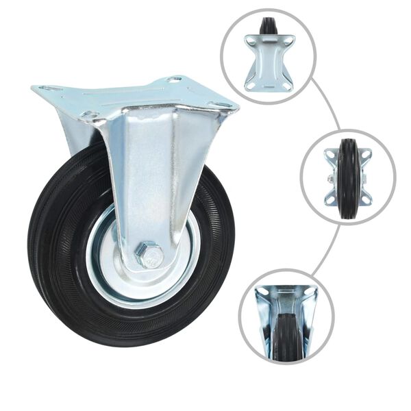 vidaXL Casters 4 pcs 125 mm
