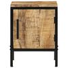 vidaXL Bedside Cabinet Brown and Black 30 x 30 x 40 cm